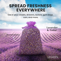 Sacs de sachets parfumés Sacs de sachets de lavande pour tiroirs Placards Sacs de pot-pourri Fleurs de lavande Cèdre Stockage Parfum Désodorisant