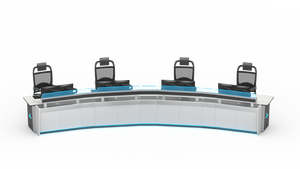 คอนโซลศูนย์บัญชาตามหลักสรีรศาสตร์สําหรับคอนโซลห้องควบคุมข้อมูลห้องกล้องวงจรปิดเมืองอัจฉริยะ - Product Image 6