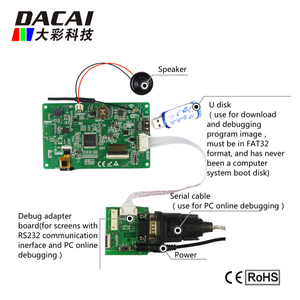 Écran TFT LCD HMI DACAI 4,3 pouces avec logiciel intégré, écran RTP - Product Image 5