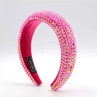 Serre-tête de luxe en diamant pour femme, bandeau de mode scintillant avec strass en cristal, vente en gros