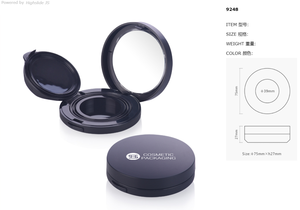 Étui de fond de teint à coussin d'air <span class=keywords><strong>Bb</strong></span> en plastique noir, cosmétique écologique, maquillage vide, poudre compacte <span class=keywords><strong>Cc</strong></span>, étui de coussin, emballage - Product Image 2