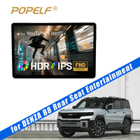 Lecteur vidéo Android 13,3 pouces pour siège arrière, moniteur de voiture 8 cœurs, écran tactile, WiFi double bande, transmetteur FM BT, AUX, TV de voiture pour Denza B8