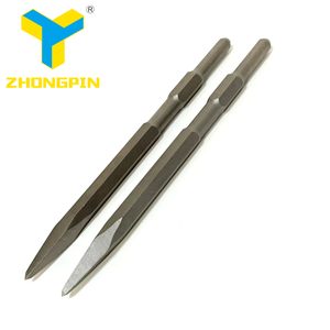 Ciseau à froid personnalisé à tige hexagonale marteau pneumatique à pointe pour bricolage usage industriel béton maçonnerie <span class=keywords><strong>brique</strong></span> mur disjoncteur 40Cr - Product Image 5