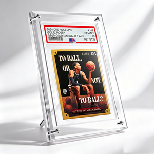 Factory Custom Clear <b>Acrylic</b> Graded Card Display <b>Frame</b> Easy Assembly TCG Baseball Card Holder for Collectibles - Product Image 2
