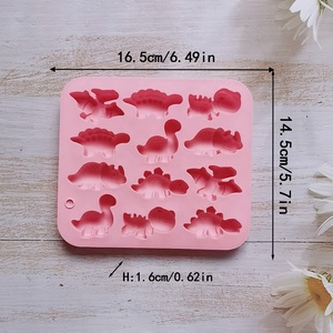 3D <span class=keywords><strong>dinosaurio</strong></span> silicona <span class=keywords><strong>Fondant</strong></span> Chocolate caramelo molde galleta <span class=keywords><strong>pastel</strong></span> vela jabón artesanía hornear molde decoración pastelería DIY herramientas - Product Image 3
