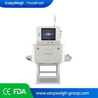 Peralatan inspeksi Easyweigh IP66, peralatan industri sayap ayam unggas sapi babi sinar X perlindungan 220V 3 tahun