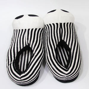 De Halloween Jack Skellington Kerst Pluche Slipper Schoenen Huis Winter Jack Skelet Cartoon Slipper - Product Image 5