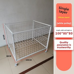 Leichtes, freistehendes, rechteckiges Drahtgitter-Displayregal für Supermärkte, Einkaufszentren und Marktstände – ideal für Auto- und Basketball-Auslagen - Product Image 3