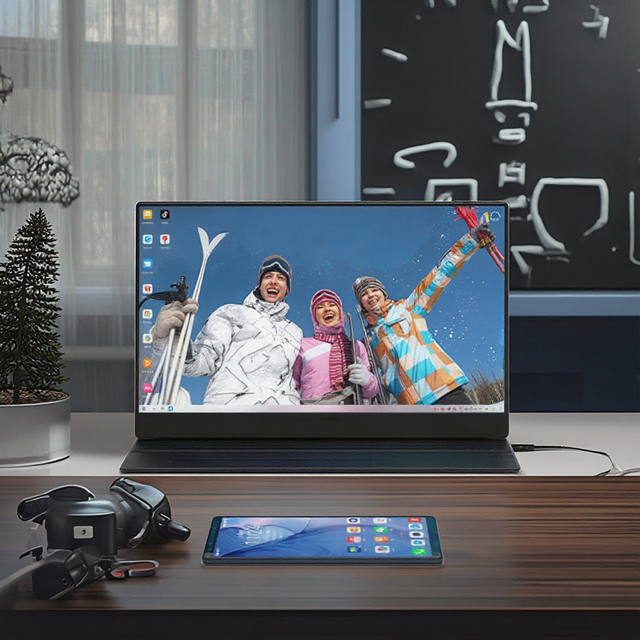 Hot Sale 12.5 Inch Portable Widescreen Monitor 1080P Display 120Hz Refresh Rate USB Type-C IPS LCD for Gaming Business Series