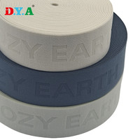 Bande élastique en nylon jacquard souple de 38 mm de largeur pour sous-vêtements masculins, personnalisable