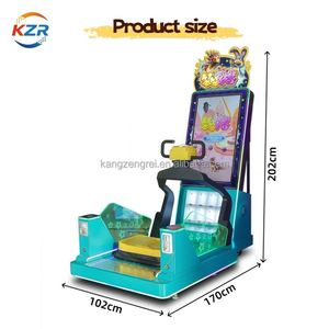 Machine de jeu d'arcade commerciale à détection de mouvement pour enfants - Machine de jeu à monnayeur « Bubbling Jumping Shooting » - Product Image 3