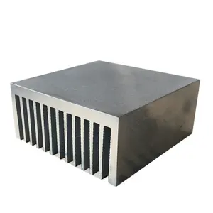 Oem High Power Cnc Dichte Tanden Extrusie Aluminium Profiel Koellichaam, Aangepaste Heatsink Cnc Bewerking Aluminium Extrusie Profiel