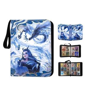 <span class=keywords><strong>Classeur</strong></span> de cartes à collectionner personnalisé Pokemoned, capacité 400 cartes, avec 4 pochettes en PU de 9 emplacements - Product Image 5