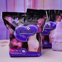 Culottes menstruelles jetables pour femmes, sous-vêtements post-partum, couches hygiéniques de nuit pour fabricants en gros