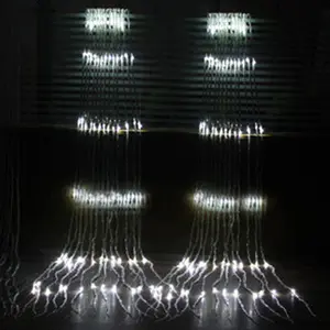 3x 2M/3x 3M/6x3M su akışı kar yağışı etkisi perde led şelale dize işık noel Diwali ışıkları
