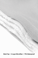 Serviettes hygiéniques lavables en tissu maillé de couleur unie, tailles variées, réutilisables, anti-fuites, pour les règles féminines