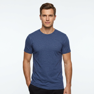 Fabrication professionnelle de t-shirts pour hommes avec logo personnalisé imprimé, t-shirts confortables à séchage rapide en vente - Product Image 1