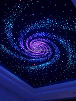 Panel de Techo Acústico Prefabricado Modular de Fibra Óptica de Aluminio con Efecto de Estrellas, Kit de Iluminación LED para Cine en Casa con Efecto de Estrellas Fugaces