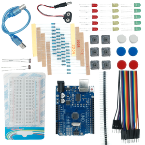 Kit de démarrage électronique DIY 12-en-1, carte de circuit compatible <span class=keywords><strong>UNO</strong></span> R3, éducation STEAM à la programmation et à l'ingénierie pour les étudiants - Product Image 1