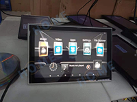 9 pouces Android 9 pour lecteur vidéo universel DVD stéréo Radio multimédia arrière appui-tête moniteur écran tactile 4G WiFi Carplay Auto