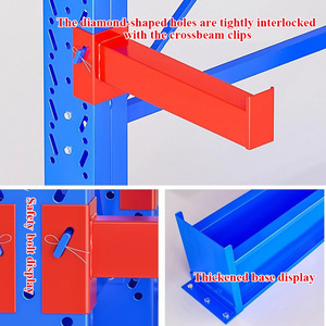 HY Adjustable Corrosion Protection Steel Pipe <strong>Storage</strong> Shelf Custom Warehouse Cantilever <strong>Rack</strong> <strong>System</strong> - Product Image 3