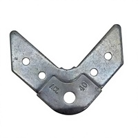 Code d'angle à bride T40 de marque Alida, en matériau Q235B, sur mesure, plusieurs tailles, pour système CVC, pour la connexion et l'étanchéité des accessoires de conduits
