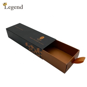 Boîtes à tiroirs personnalisées en papier écologique avec logo personnalisé pour chocolats, dattes, biscuits, parfums, emballages de luxe pour cadeaux - Product Image 3