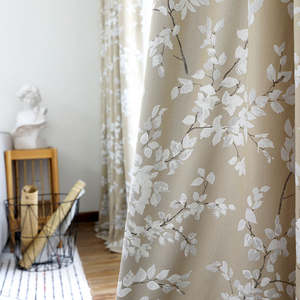 Innermor – rideaux <span class=keywords><strong>en</strong></span> faux <span class=keywords><strong>lin</strong></span> 3D Jacquard occultant, rideau <span class=keywords><strong>en</strong></span> tissu pour salon, cuisine et chambre à coucher, sur mesure - Product Image 3