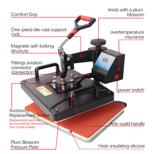 <span class=keywords><strong>Máquina</strong></span> de Prensa de Calor 8 en 1, Impresora Automática de Transferencia por Sublimación <span class=keywords><strong>para</strong></span> Camisetas, <span class=keywords><strong>Tazas</strong></span>, Gorras y Bolsas con Precio de Fábrica - Product Image 3