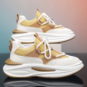 Chaussures Homme 2026 Nouveauté Respirantes Sport Chunky Tendance Rehaussantes Décontractées Style Course et Marche - Product Image 3