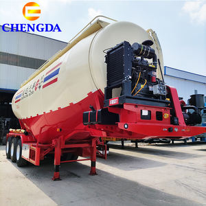 Semi-remorque citerne à ciment en forme de V à 3 essieux, 35/38/40 m³, pour ciment en vrac, poudre et farine - Product Image 2