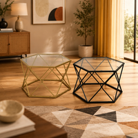 Mesa de Centro Moderna Convertible de Vidrio con Diseño Especial - Venta al por Mayor, Personalizable, Juego Inteligente de Buena Calidad
