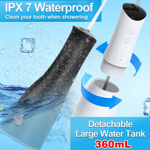 Hydropulseur Dentaire Portable Sans Fil 360ML IPX7 pour Nettoyage des Dents, Protection Complète, Vente en Gros OEM ODM - Product Image 3