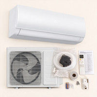AC Inverter Split Mode Angin Kencang, Tipe Dinding, Pendingin & Pemanas, R410A, Bersertifikasi CE CB untuk Penyejukan Cepat