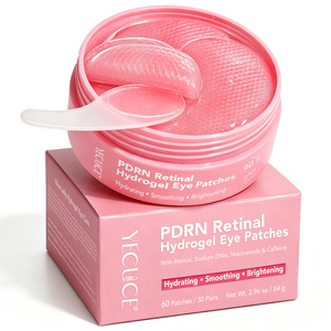 YECUCE 60 Patchs Hydrogel PDRN <span class=keywords><strong>pour</strong></span> le Contour des <span class=keywords><strong>Yeux</strong></span>, Soin Coréen Rafraîchissant à la Caféine et au Collagène - Product Image 1