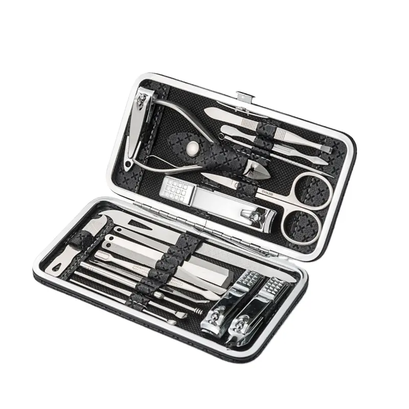 Set Manicure Kit tagliaunghie professionale strumenti per la cura del Pedicure-Set Manicure e Pedicure per donna in acciaio inossidabile