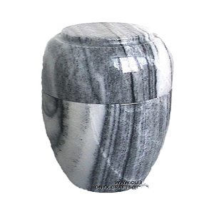Urnes funéraires de qualité en marbre gris - Product Image 1