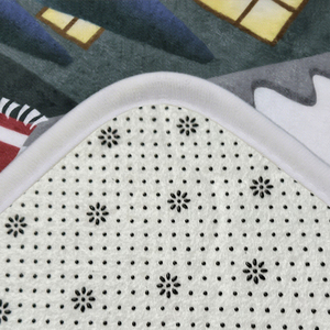 <span class=keywords><strong>Tappeto</strong></span> <span class=keywords><strong>Moderno</strong></span> in Stile Nordico in Flanella Stampata, Assorbente e Antiscivolo, per Ingresso, <span class=keywords><strong>Bagno</strong></span>, Soggiorno, Camera da Letto, Uso Domestico - Product Image 4