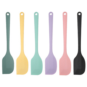 Spatule en silicone monobloc sans couture, couleur vert matcha, résistante à la chaleur, tête flexible, grattoir à crème, outils de mélange et de pâtisserie - Product Image 5
