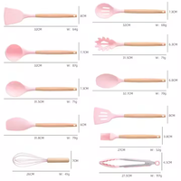 Juego de utensilios de cocina de plástico de 19 piezas, combinación de cuchillos con tubo de almacenamiento, soporte para cuchillos color paja de trigo, estante de almacenamiento para el hogar