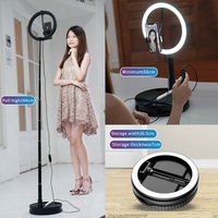 Anneau lumineux Led rétractable, nouveauté, Portable, 10 pouces, pour photographie, Selfie, manga, anneau de lumière