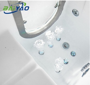 <span class=keywords><strong>Baignoire</strong></span> de Luxe Monoplace avec Douche Intégrée, Jacuzzi en Acrylique, Massage, Écologique, Facile à Installer pour Personnes Âgées et Bébés (Utilisation Spa) - Product Image 6