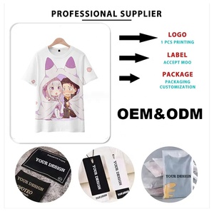Camiseta con estampado digital de <span class=keywords><strong>One</strong></span> <span class=keywords><strong>Piece</strong></span> Luffy <span class=keywords><strong>Anime</strong></span> para niños, de algodón 100% tela tejida, diseño de sublimación 3D - Product Image 5