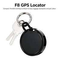 Traceur intelligent F8 compatible avec Apple Find My et Google Find My Device, localisateur de clés, anti-perte, pour bagages et animaux de compagnie