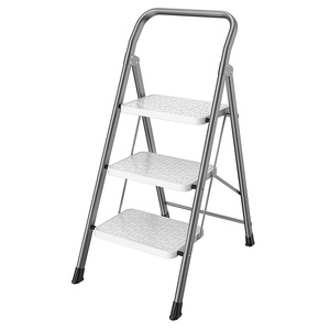 Échelle d'intérieur télescopique <span class=keywords><strong>pliable</strong></span> à cadre en A à usage domestique multifonctionnelle petit escalier d'escalade à trois quatre <span class=keywords><strong>marches</strong></span> épaissi - Product Image 1