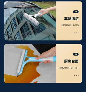 Raspador de Ventanas de Silicona 3 en 1 Profesional, Herramientas para el Hogar, Limpiador de Parabrisas de Coche Multifuncional, Limpiacristales - Product Image 6