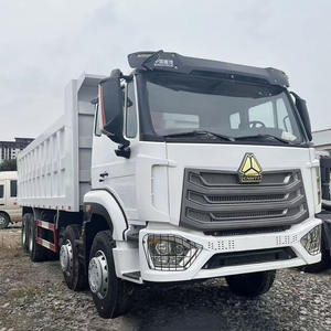 Tweedehands Howo 8X4 Dump Truck 12 Wielen Diesel Zware Kipper Mijnbouwwagen Gerenoveerd Voor Verkoop - Product Image 1