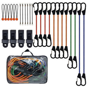 ชุดสายรัดแบบมีตัวล็อค Wantu 1400 กรัม ตะขอรูปตัว J สองด้าน วัสดุ PE PP สำหรับจักรยาน มอเตอร์ไซค์ กระเป๋าเดินทาง แคมป์ปิ้ง และการขนส่ง - Product Image 1