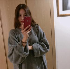 Tendência: Último Estilo Casual, Suéter Longo Oversize, Vestidos Maxi Chunky para Mulheres no Inverno - Product Image 6