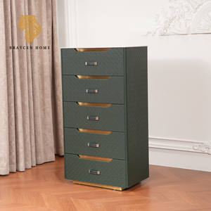 <span class=keywords><strong>Commode</strong></span> <span class=keywords><strong>vintage</strong></span> en bois massif à 5 tiroirs, meuble de rangement modulaire pour vêtements - Product Image 2